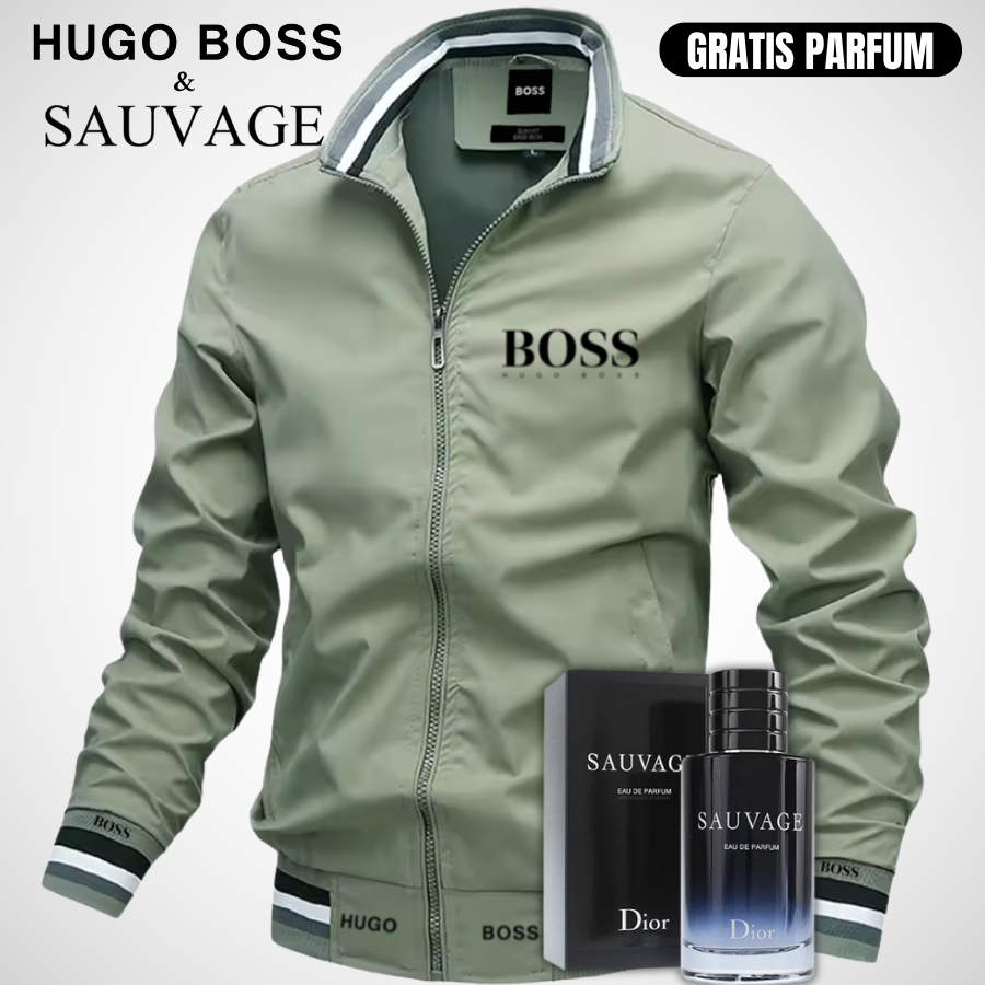 ÜBERGANGSJACKE BOSS + GRATIS PARFUM